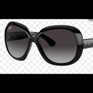Ray-Ban Jackie Ohh Black Sunglasses with case